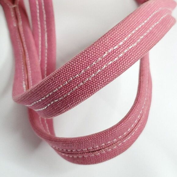 Floral Print Canvas Tote Bag Spring Summer Beach Pink Yellow Y2K Tommy Hilfiger - Picture 8 of 8